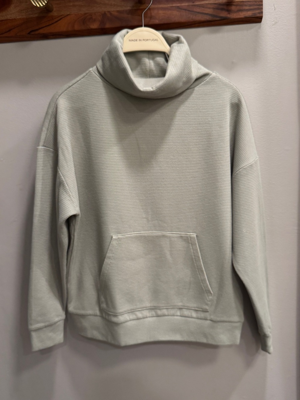 LOFT Women’s Turtleneck Pullover Sweater in Sage Green